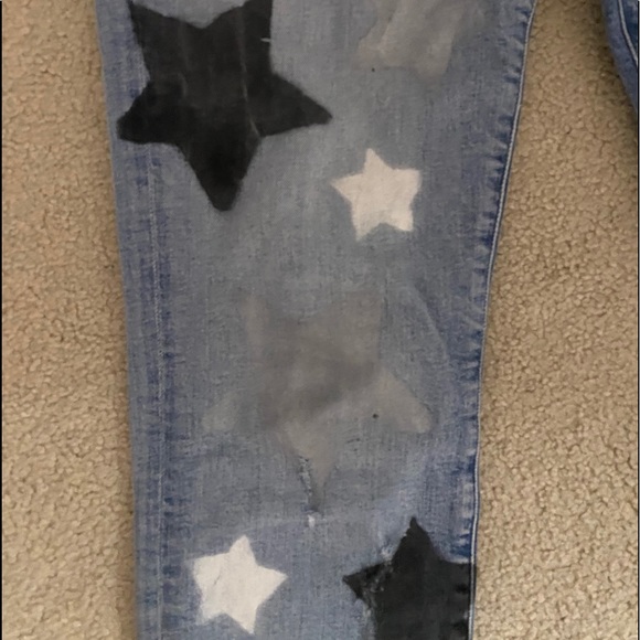 Agolde Star painted jeans - Picture 4 of 5